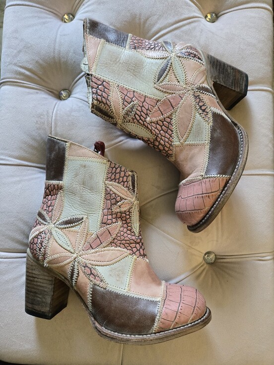 Freebird by Steven Shoes - Freebird Flower Bootie Pink